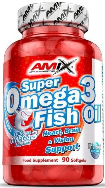 Vitaminer og mineraler Amix Super Omega 3 1000mg-90softgels