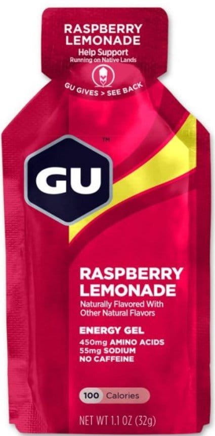 Drikkevare GU Energy Gel 32 g Raspberry Lemonade