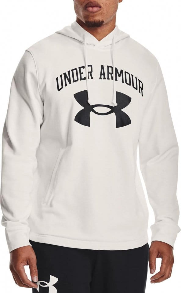 Sweatshirt med hætte Under Armour UA RIVAL TERRY BIG LOGO HD-WHT
