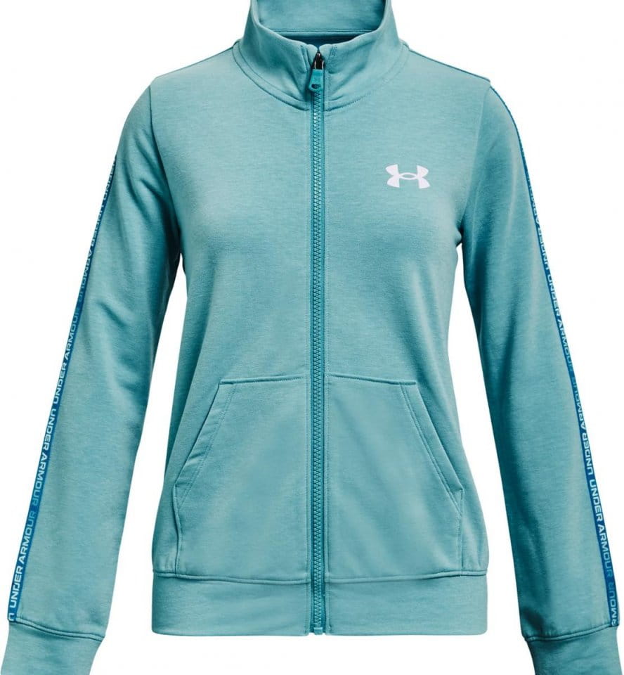 Sweatshirt med hætte Under Armour Rival Terry Taped FZ-BLU