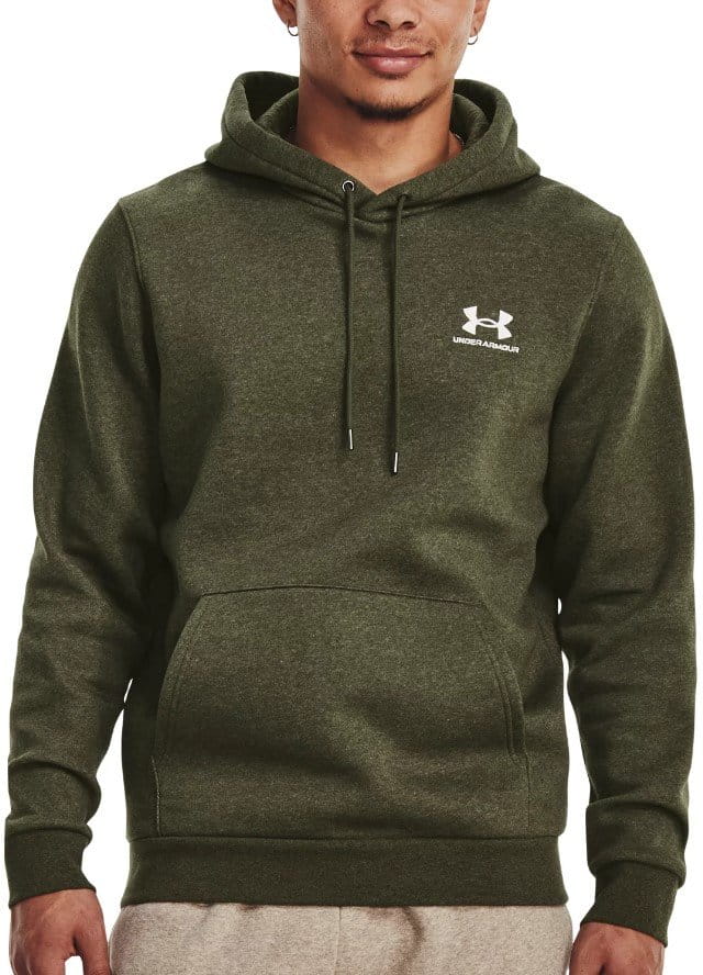 Sweatshirt med hætte Under Armour Essential Fleece Hoody Grün F391