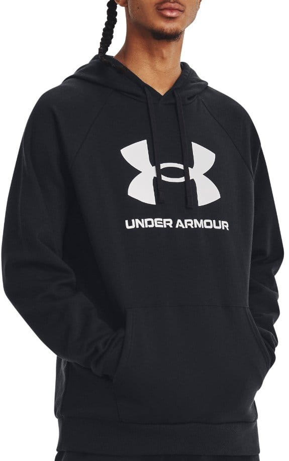 Sweatshirt med hætte Under Armour UA Rival Fleece Logo HD-BLK