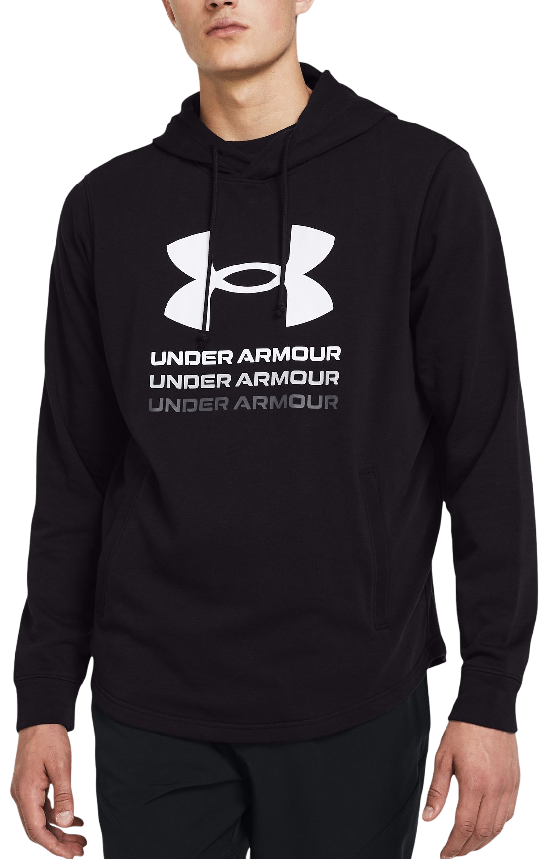 Sweatshirt med hætte Under Armour Rival Terry Graphic Hoody