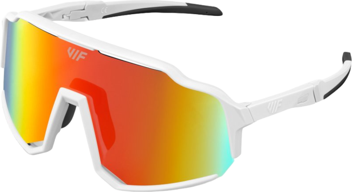 Solbriller VIF Two White x Red Photochromic