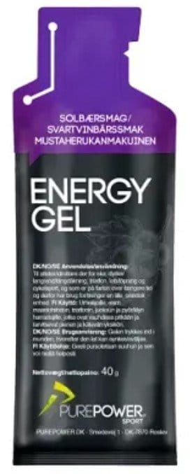 Energi geler Pure Power Energy Gel Blackcurrants 40 g