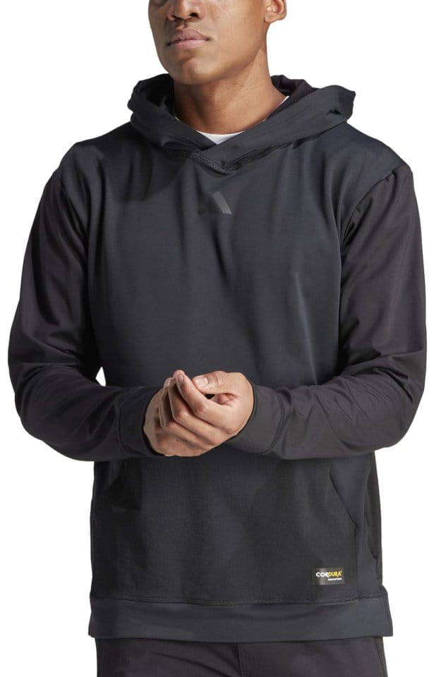 Sweatshirt med hætte adidas BEST CORD HD