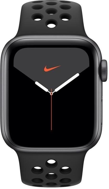 Ur Apple Watch Series 5 GPS, 40mm Space Grey Aluminium Case with Anthracite/Black Sport Band