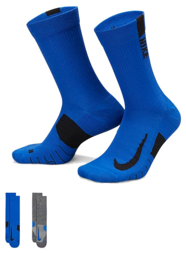 Strømper Nike Multiplier Crew Sock (2 Pairs)